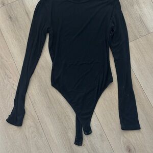 Naked Wardrobe Classic Black Bodysuit
